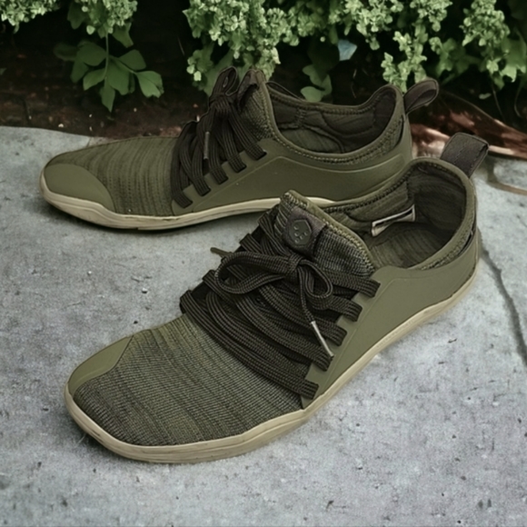 Vivo Barefoot Kanna Sneakers 39 8 Olive Green Hiking Hybrid Trainers Minimalist - Picture 3 of 17